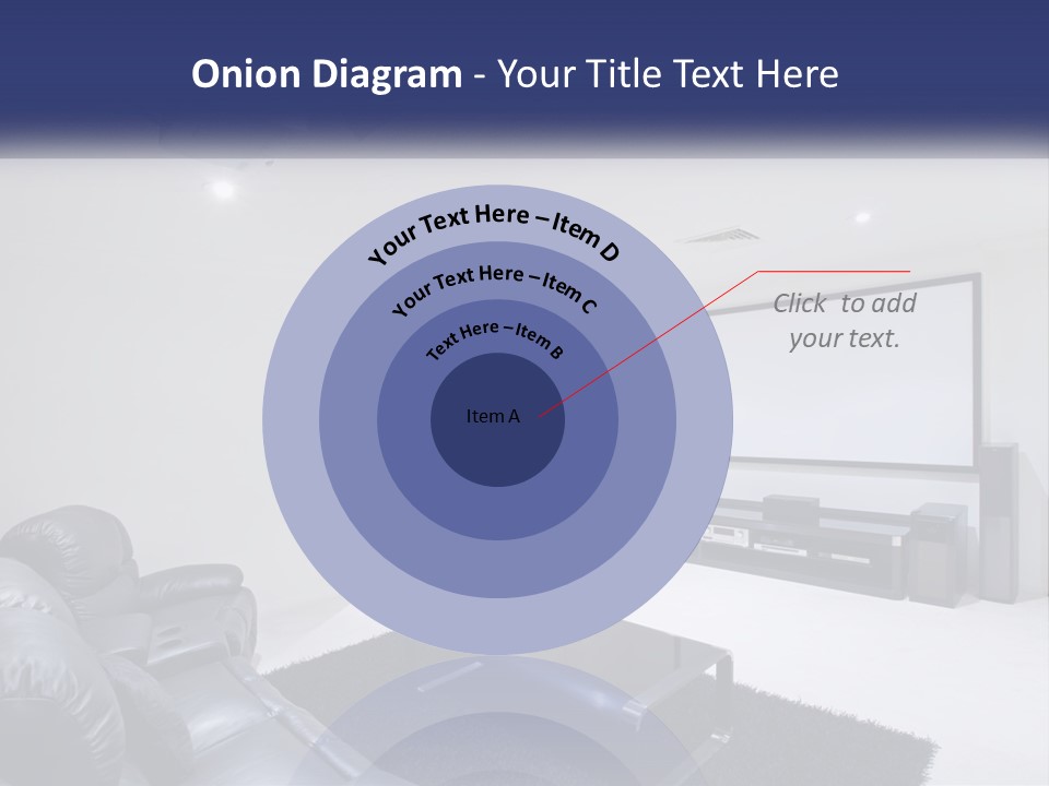 Living Room Interior PowerPoint Template