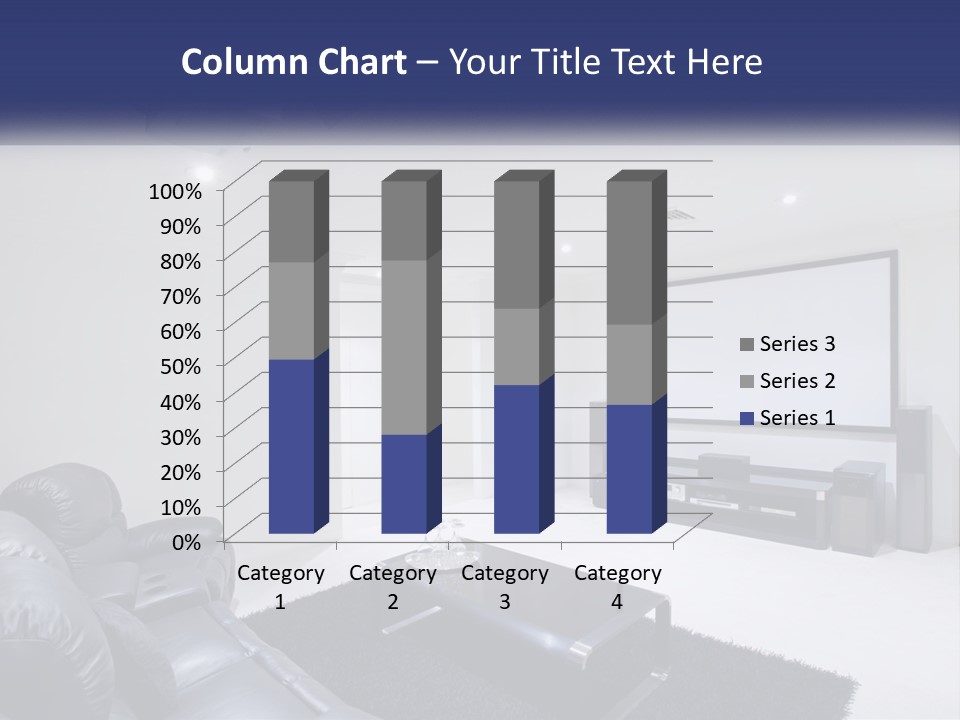 Living Room Interior PowerPoint Template