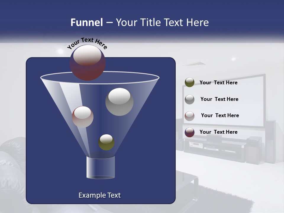 Living Room Interior PowerPoint Template