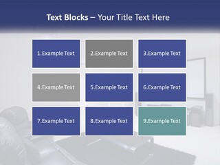 Living Room Interior PowerPoint Template