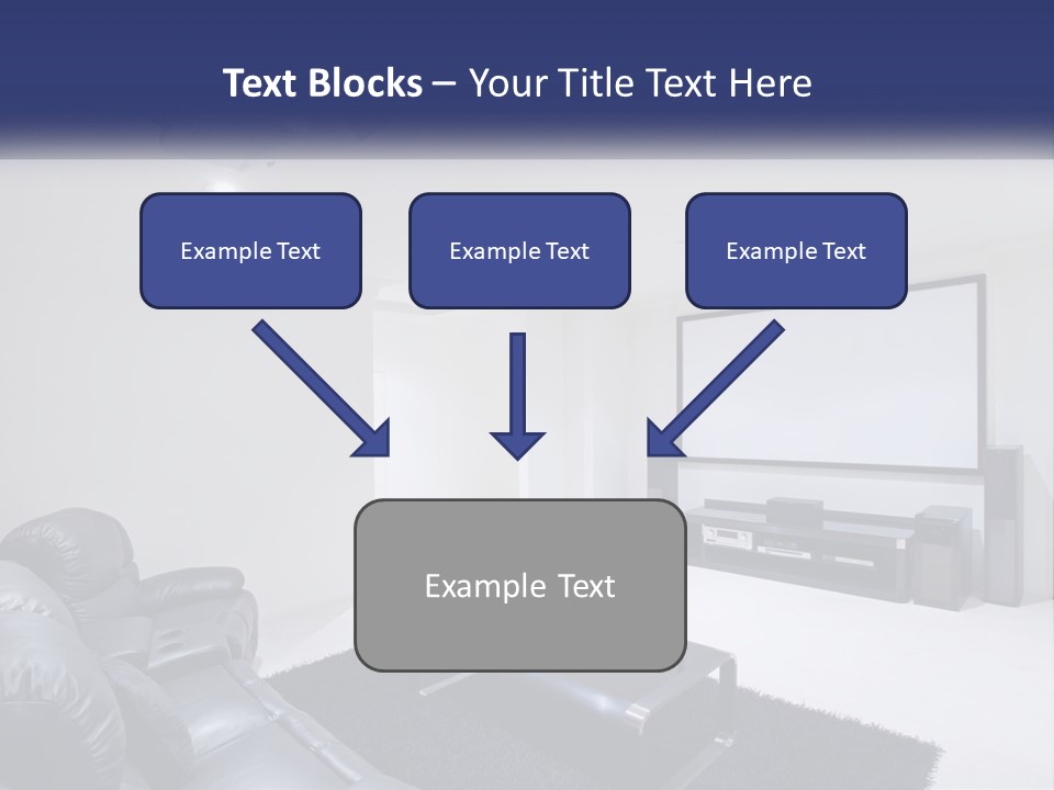 Living Room Interior PowerPoint Template