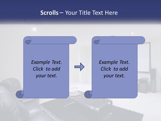 Living Room Interior PowerPoint Template