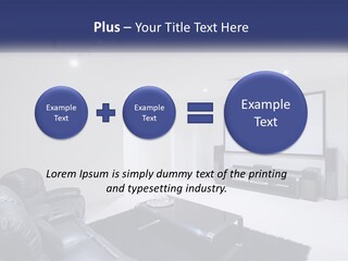 Living Room Interior PowerPoint Template