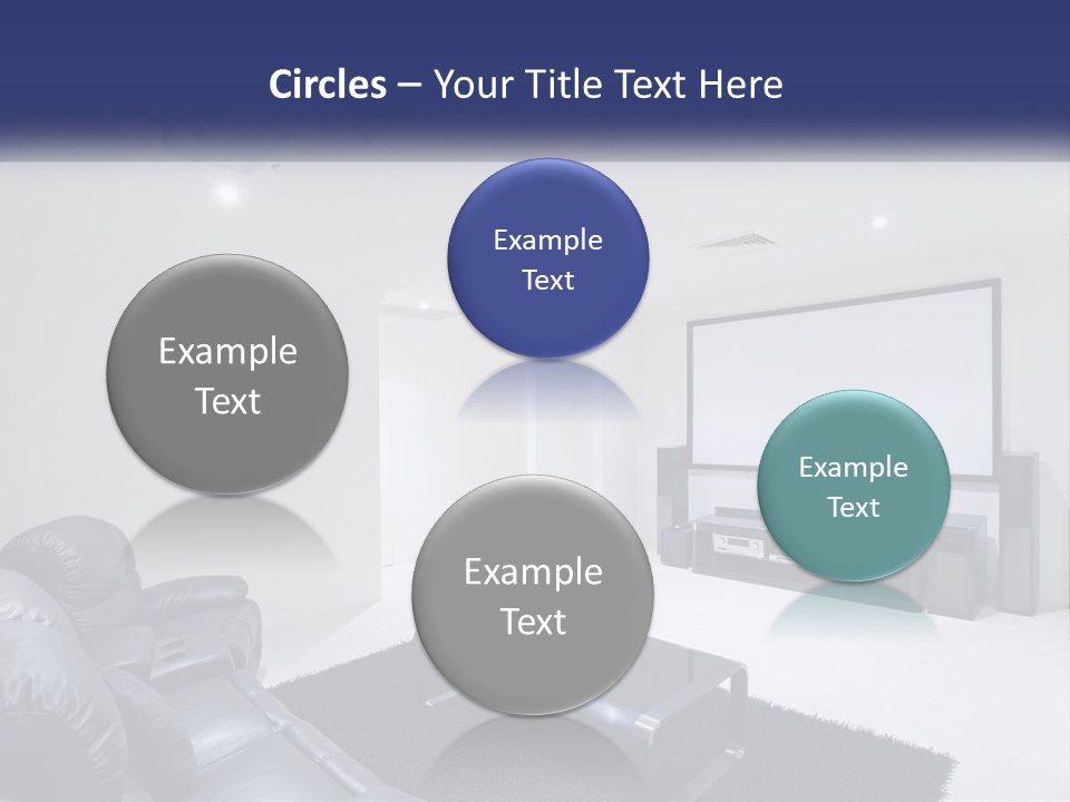 Living Room Interior PowerPoint Template