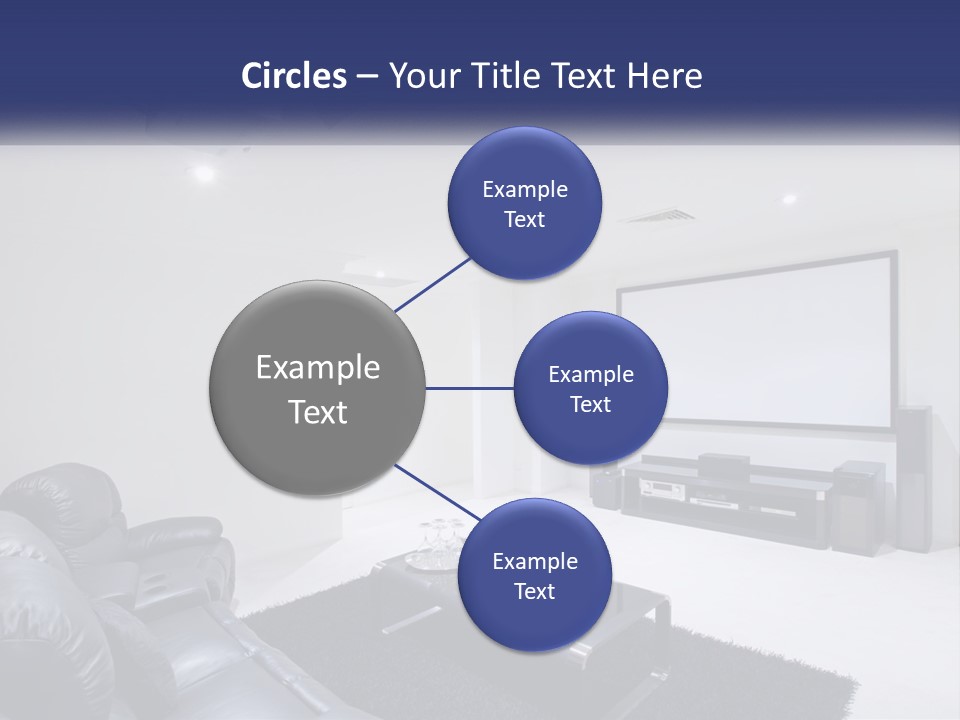 Living Room Interior PowerPoint Template