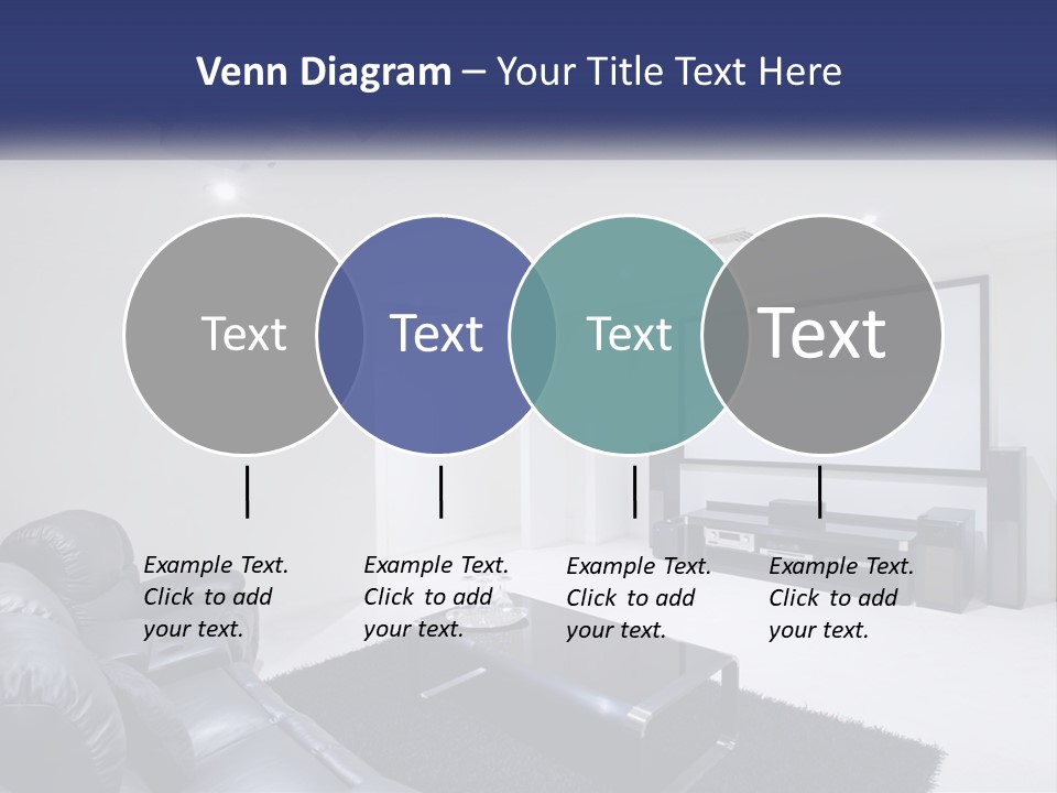 Living Room Interior PowerPoint Template