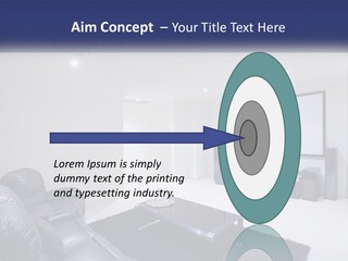 Living Room Interior PowerPoint Template