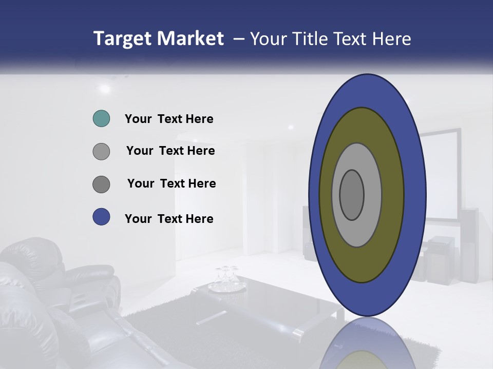 Living Room Interior PowerPoint Template