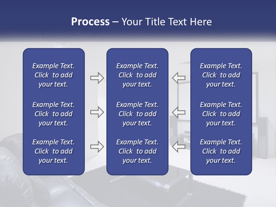 Living Room Interior PowerPoint Template