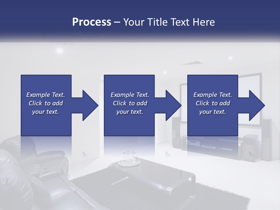 Living Room Interior PowerPoint Template