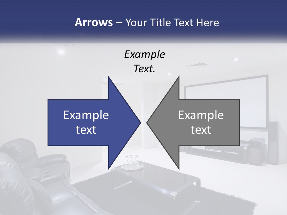 Living Room Interior PowerPoint Template