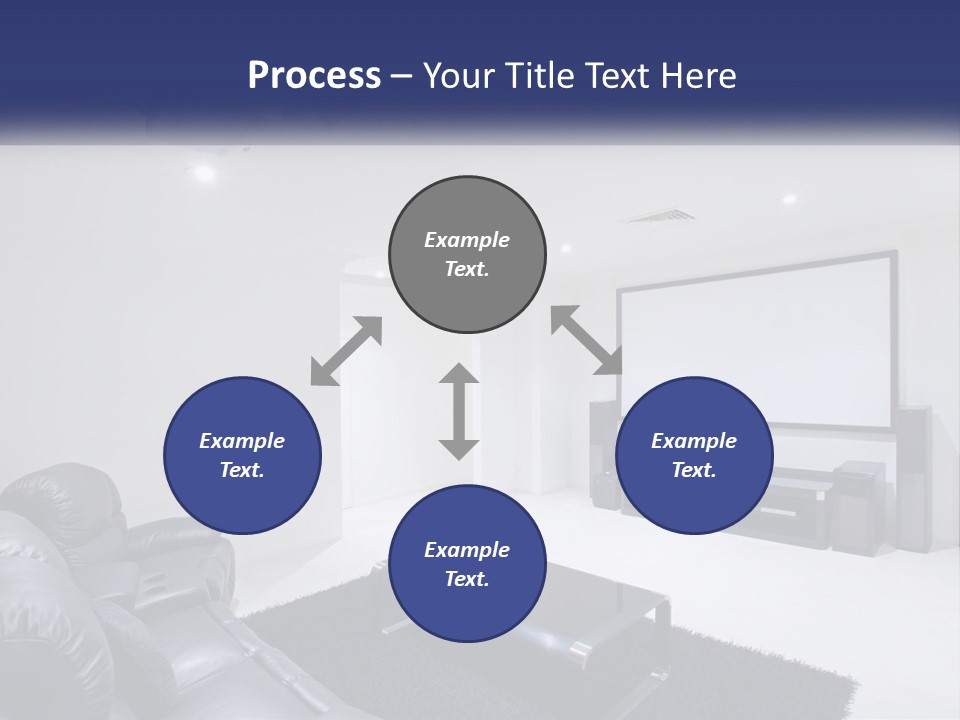 Living Room Interior PowerPoint Template