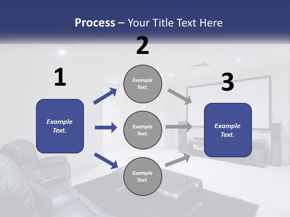 Living Room Interior PowerPoint Template