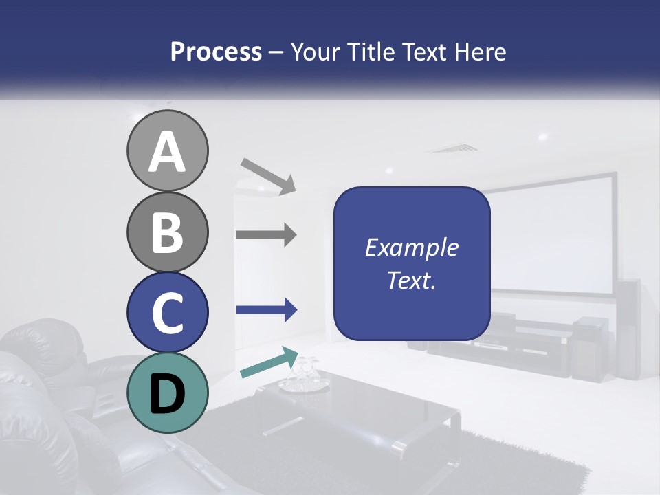 Living Room Interior PowerPoint Template