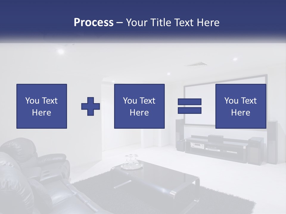 Living Room Interior PowerPoint Template