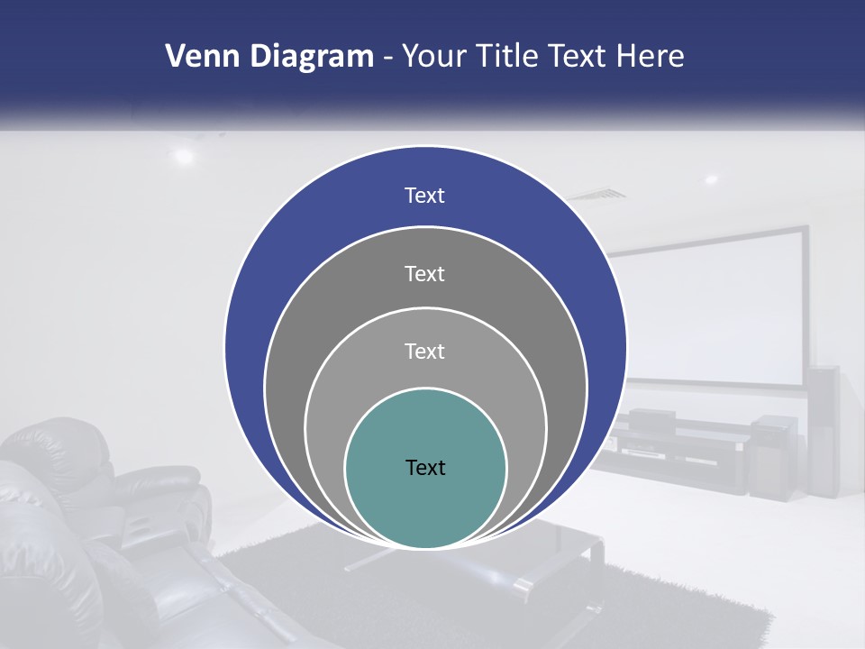 Living Room Interior PowerPoint Template
