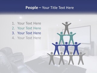 Living Room Interior PowerPoint Template