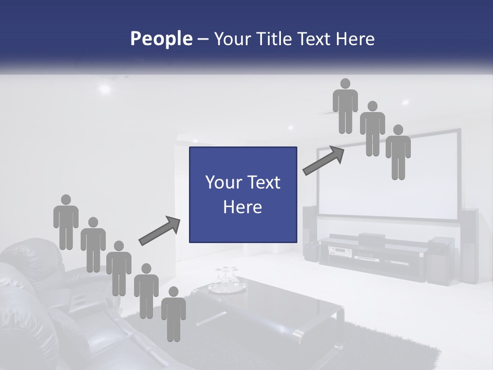 Living Room Interior PowerPoint Template