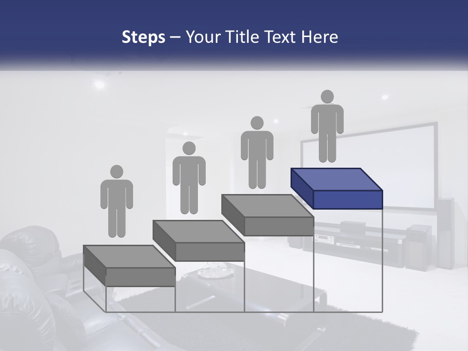 Living Room Interior PowerPoint Template