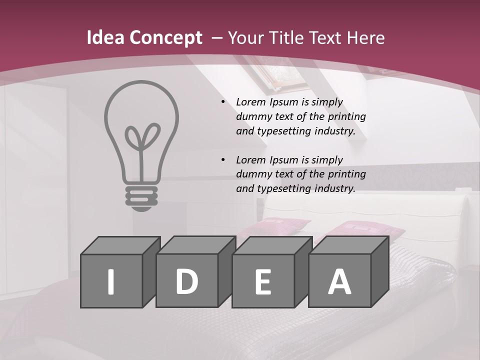 Bedroom Interior PowerPoint Template