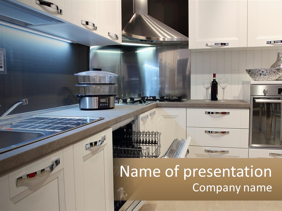 Kitchen Interior PowerPoint Template