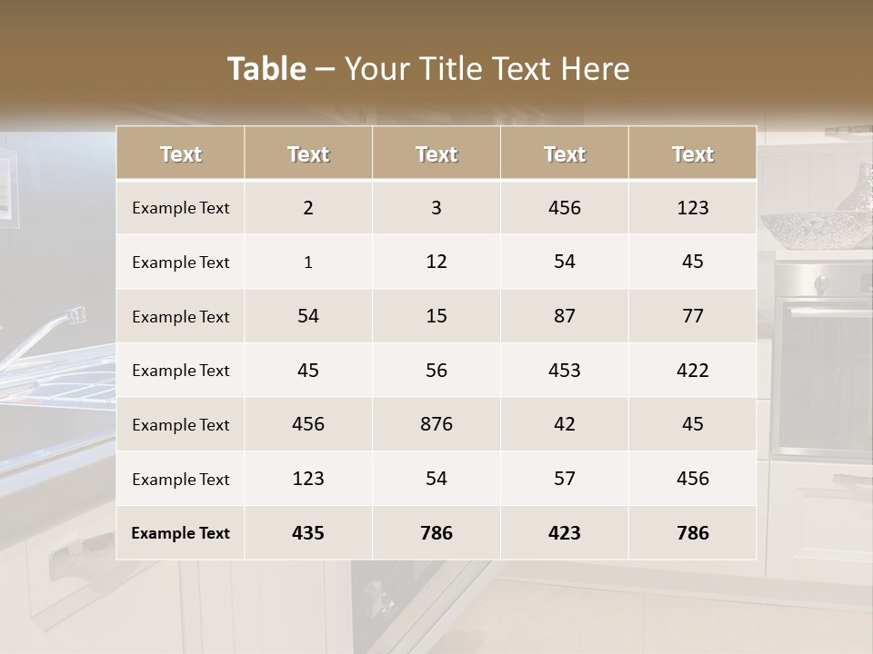 Kitchen Interior PowerPoint Template