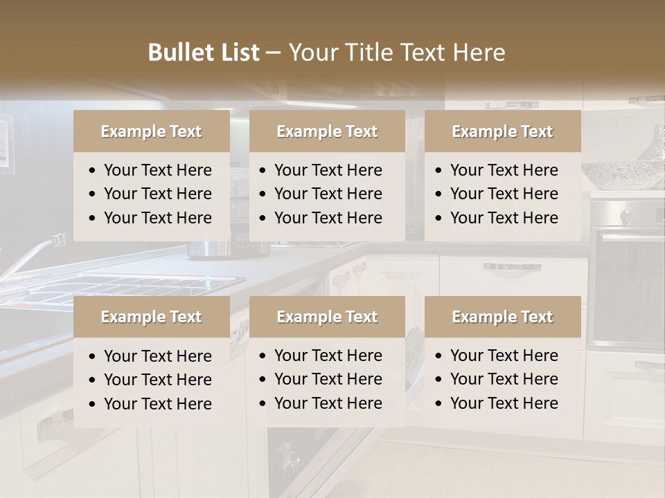 Kitchen Interior PowerPoint Template