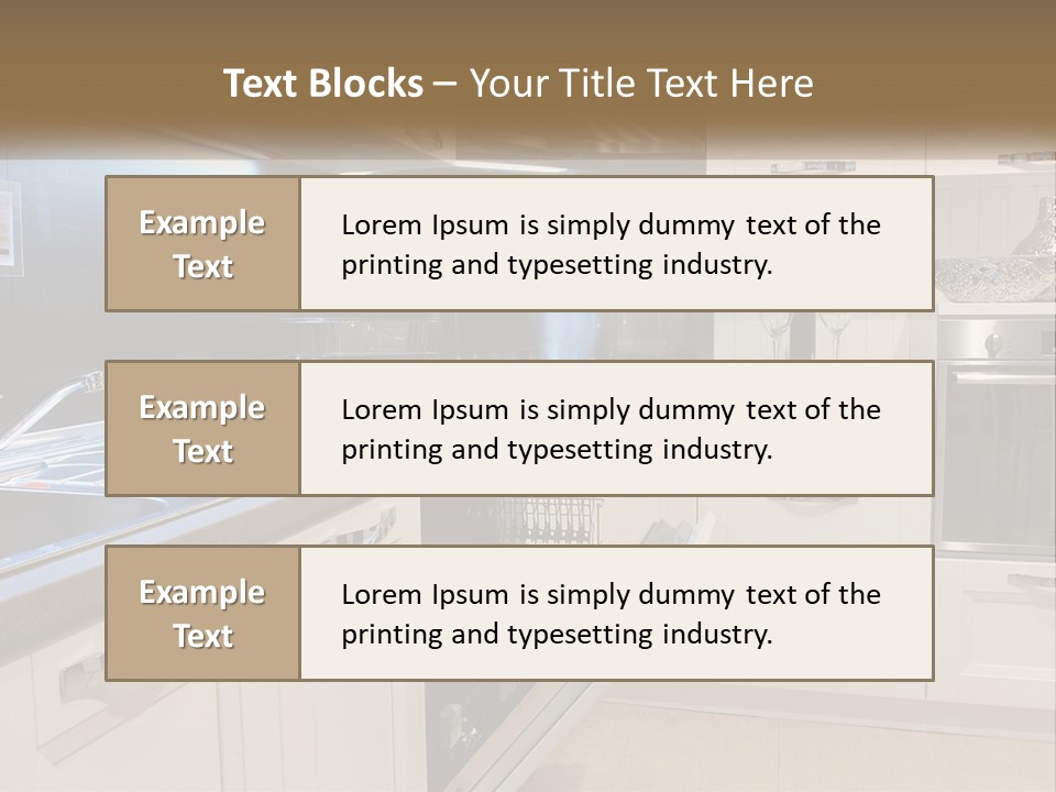 Kitchen Interior PowerPoint Template