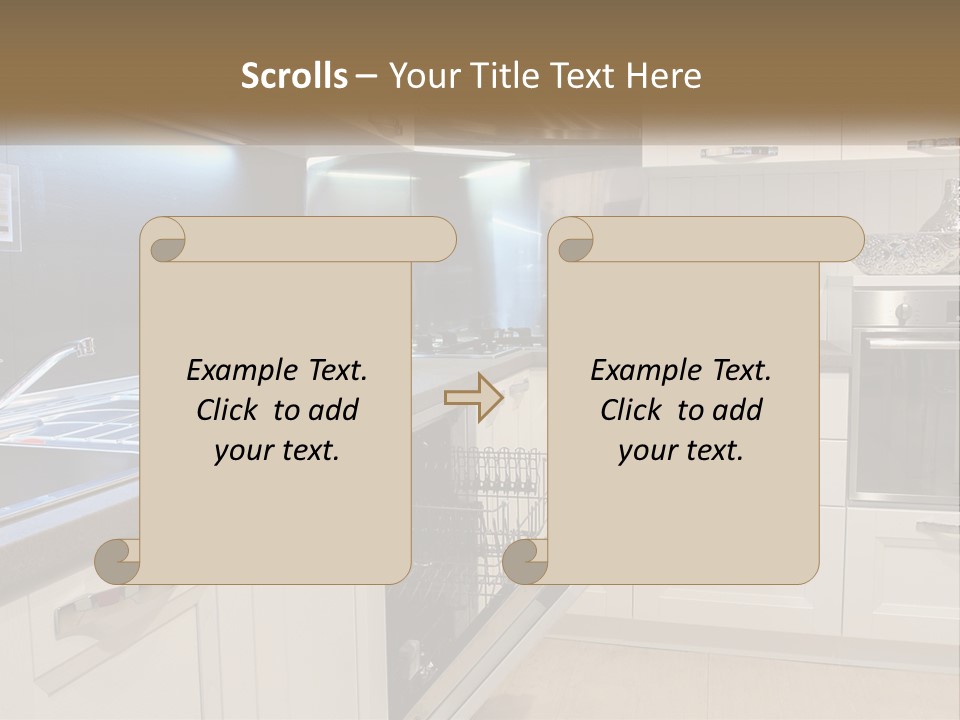 Kitchen Interior PowerPoint Template