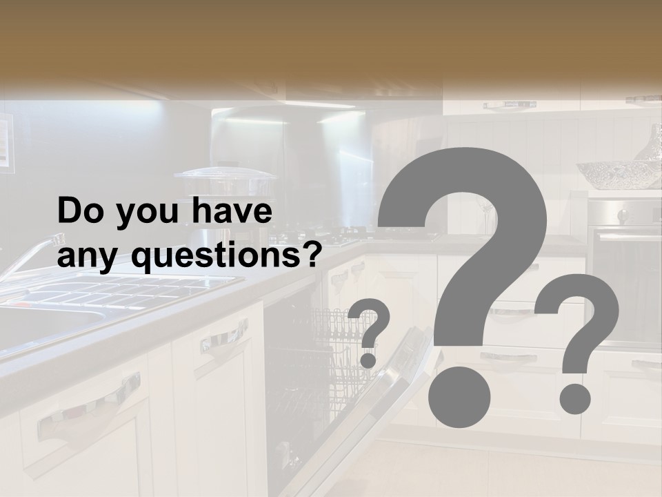 Kitchen Interior PowerPoint Template