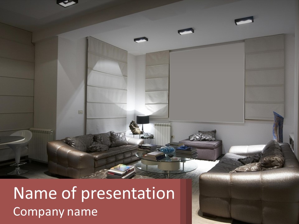 Room Interior PowerPoint Template