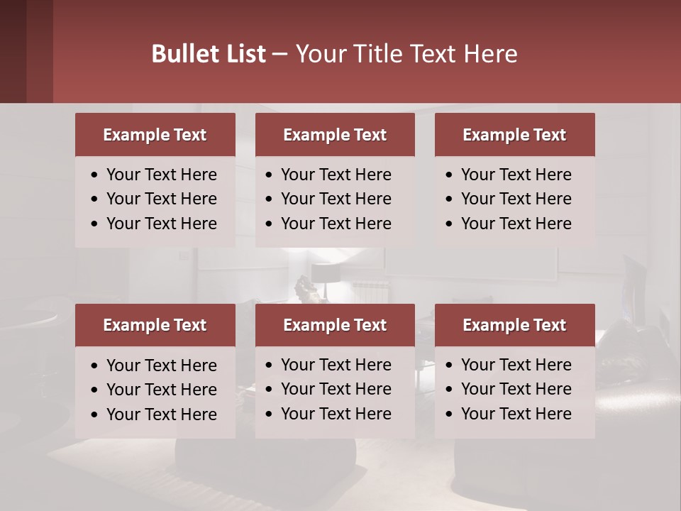 Room Interior PowerPoint Template