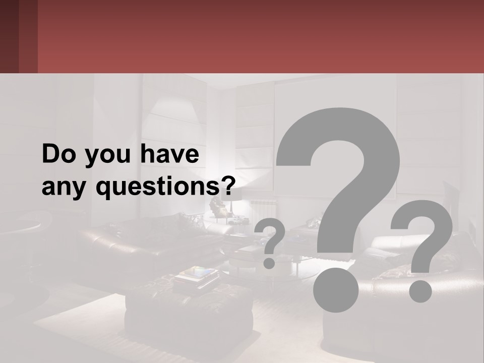 Room Interior PowerPoint Template