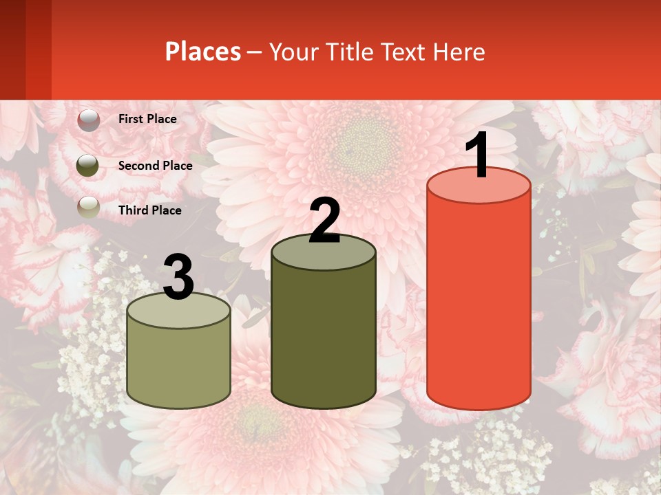 Large Flowers PowerPoint Template