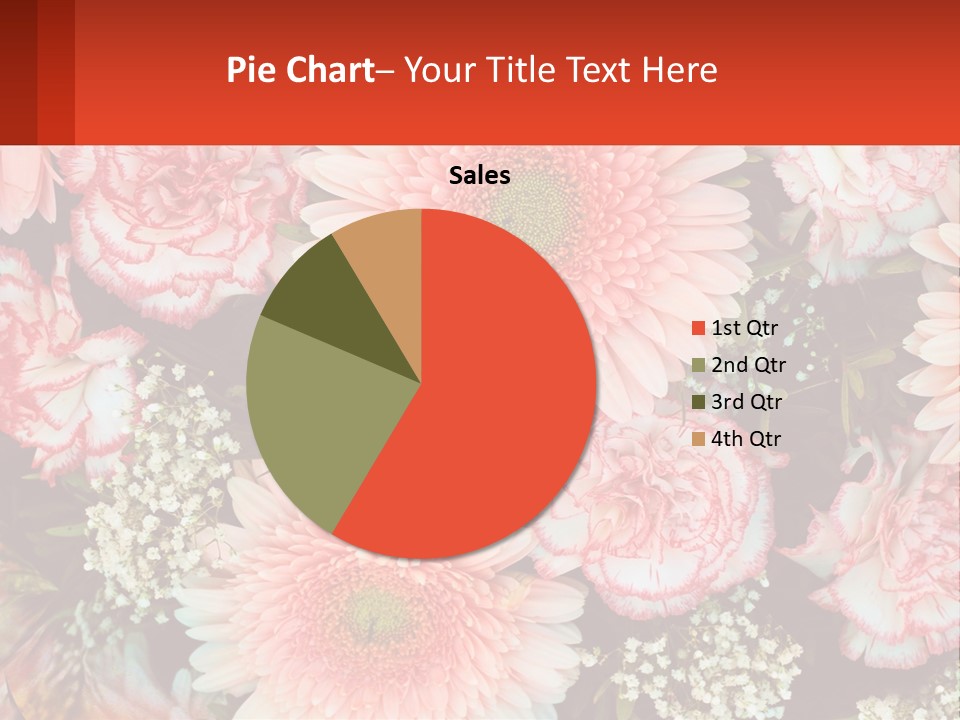 Large Flowers PowerPoint Template