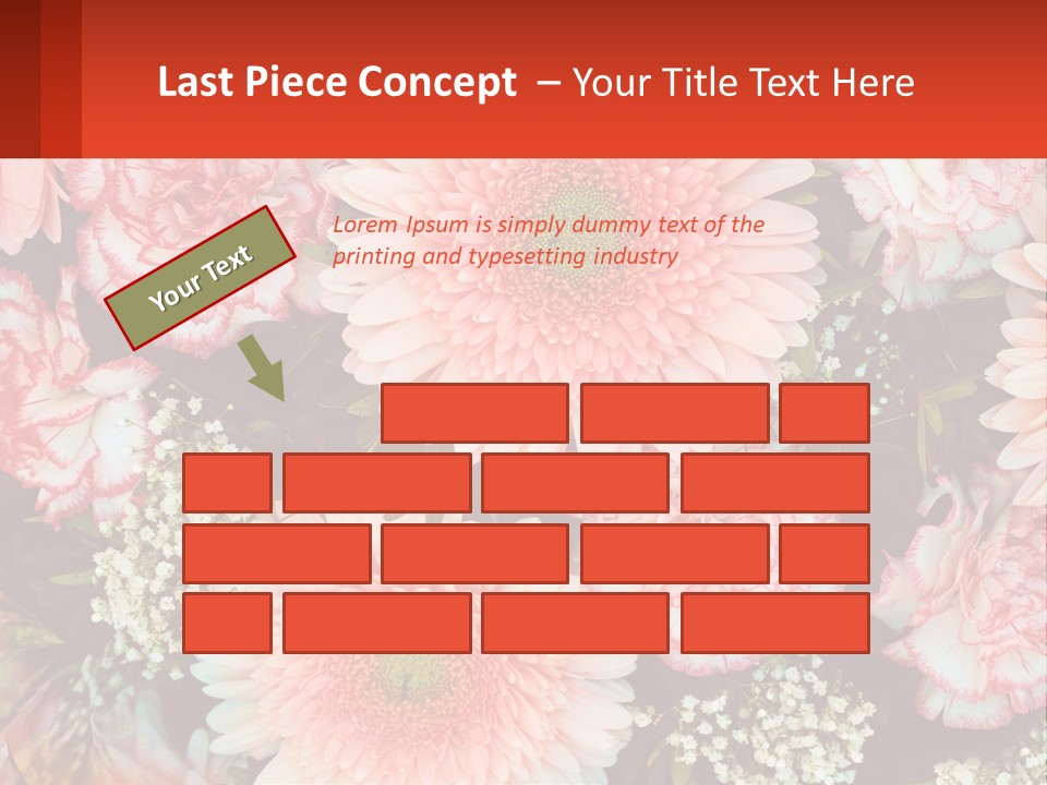 Large Flowers PowerPoint Template