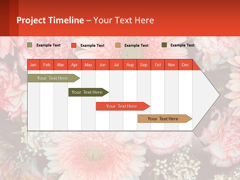 Large Flowers PowerPoint Template