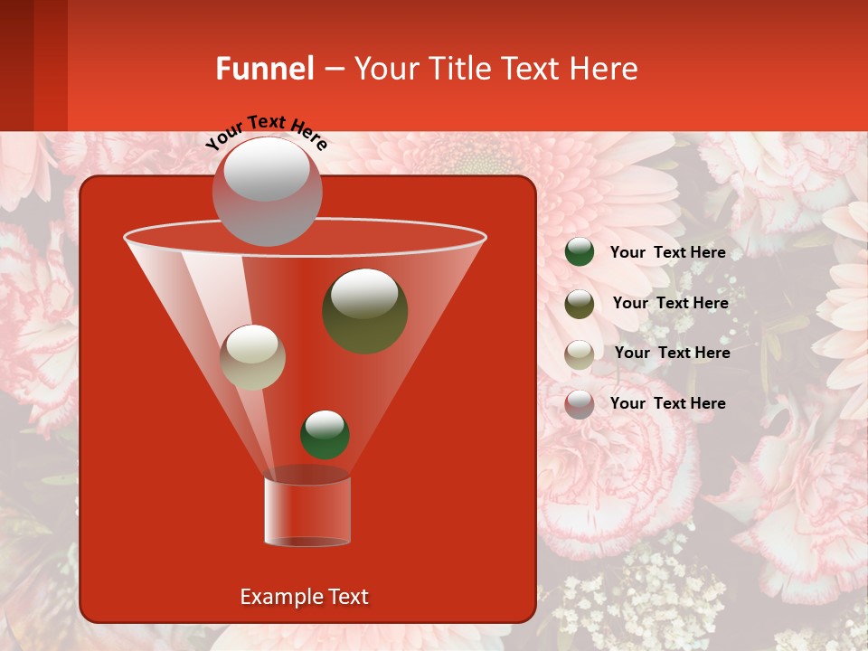 Large Flowers PowerPoint Template