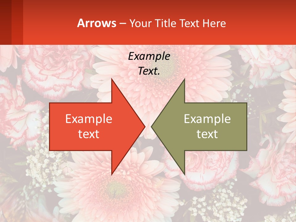 Large Flowers PowerPoint Template