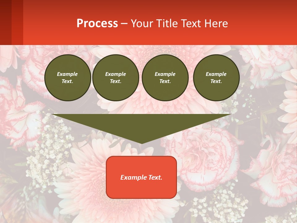 Large Flowers PowerPoint Template