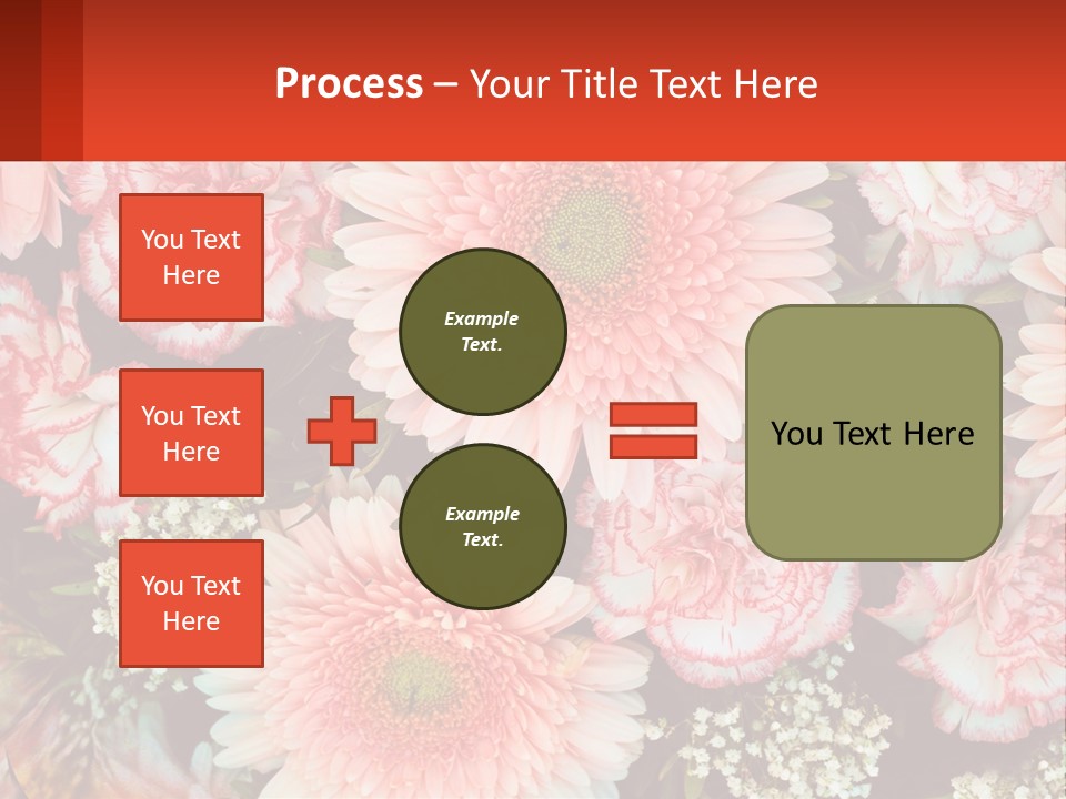 Large Flowers PowerPoint Template