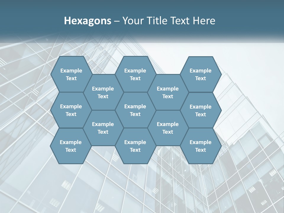 Office House Made Of Glass PowerPoint Template