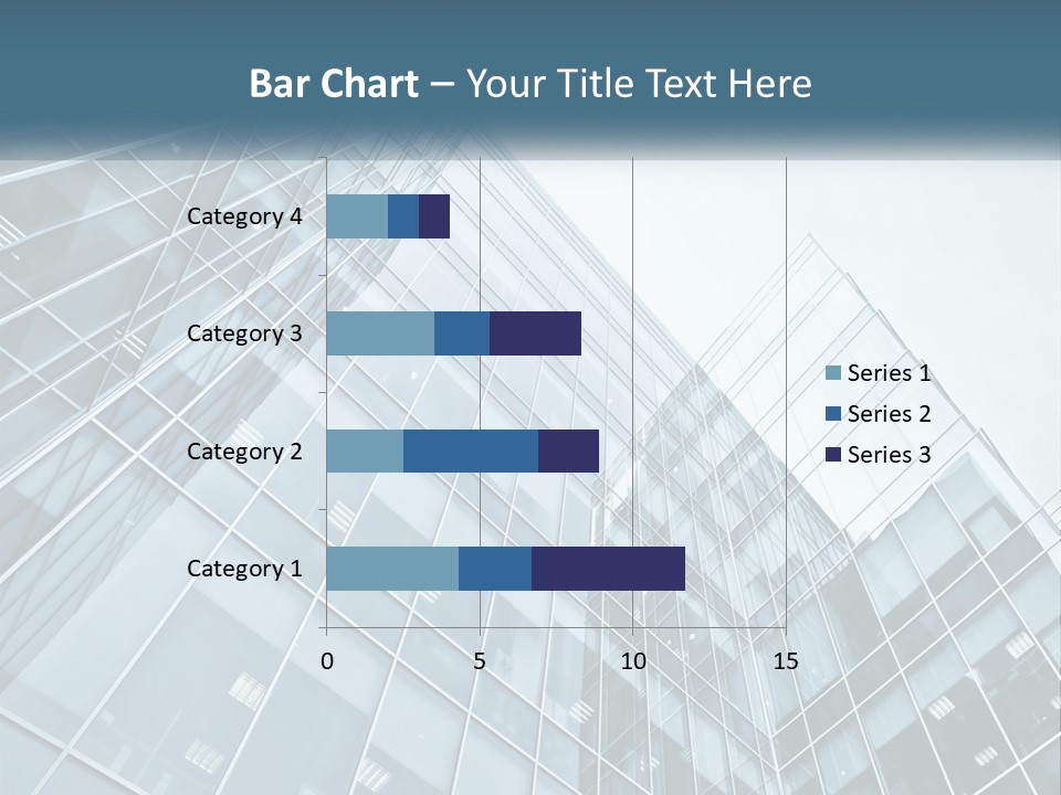 Office House Made Of Glass PowerPoint Template