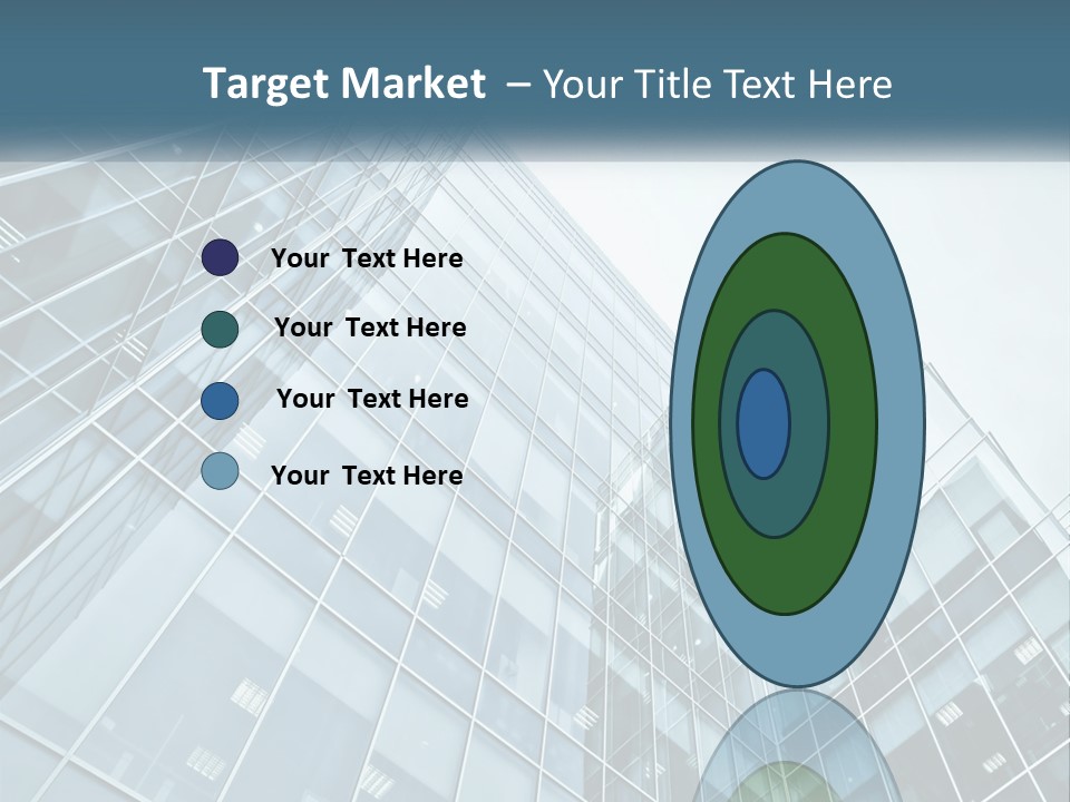 Office House Made Of Glass PowerPoint Template