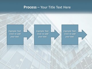 Office House Made Of Glass PowerPoint Template