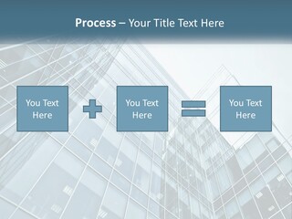 Office House Made Of Glass PowerPoint Template