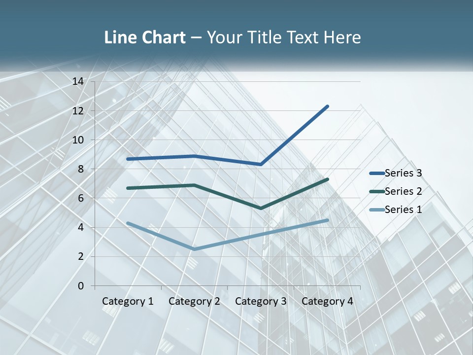 Office House Made Of Glass PowerPoint Template