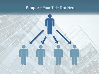 Office House Made Of Glass PowerPoint Template