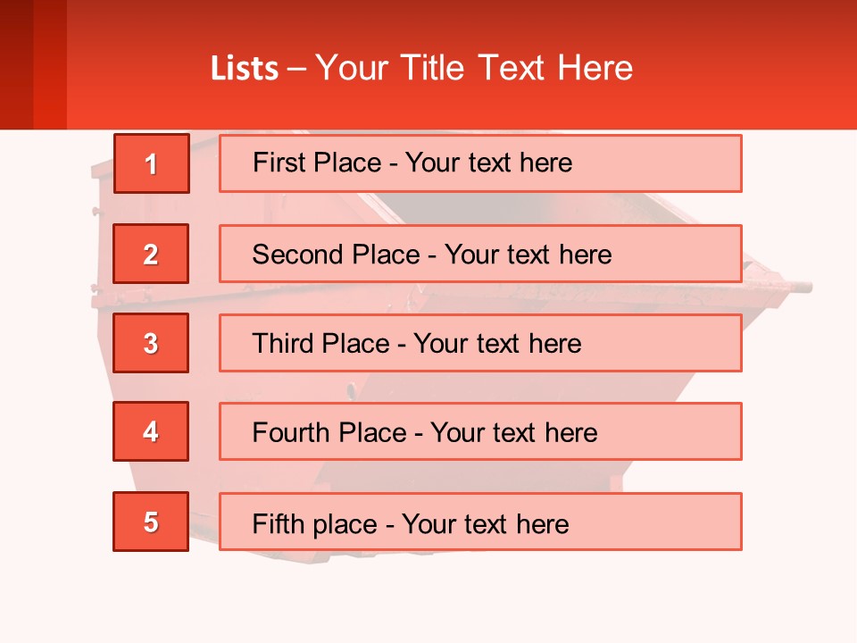 Dumpster PowerPoint Template