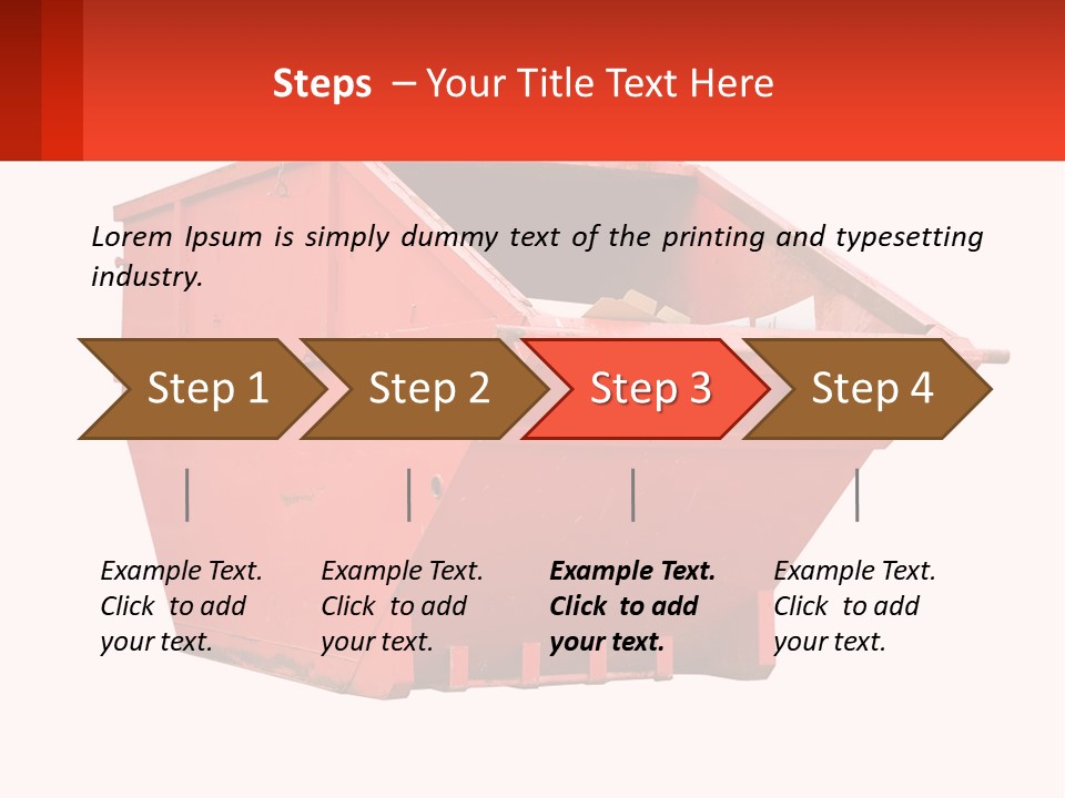 Dumpster PowerPoint Template